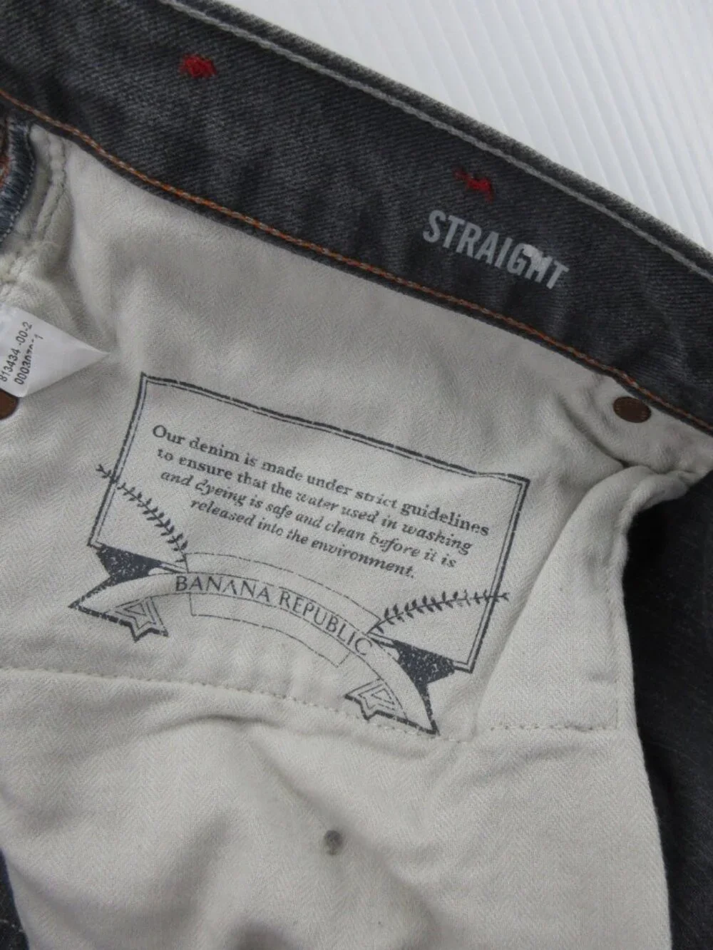 Banana Republic Jeans 42X32 Straight Loose Denim Pants Classic Y2K NEW